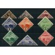 RUSIA TOUVA 1934 Yv AEREO 1/9 SERIE COMPLETA NUEVA CON GOMA FAUNA 50 EUROS